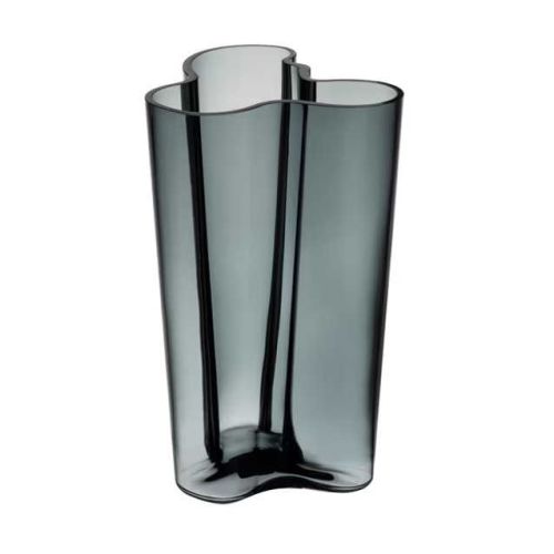 Iittala Aalto Vase 251mm 9.88&quot Dark Grey 1020907