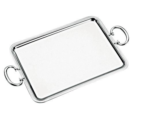 Christofle Albi Rectangular Tray With Handles 43X31Cm 03902240