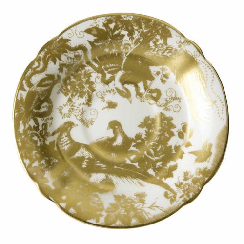 Royal Crown Derby Aves Gold Tea Saucer AVEGOL00131