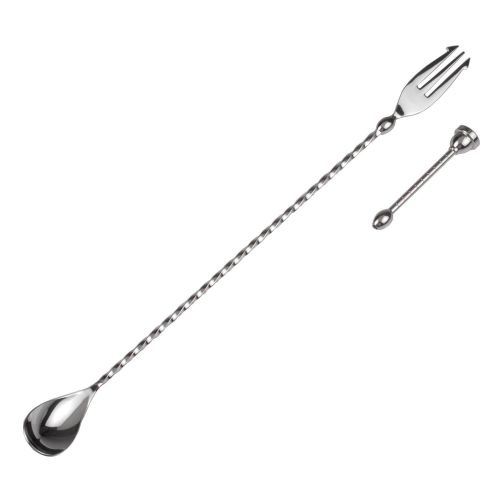 Japanese Bar Tools Bar Spoon Trident And Muddler Stainless Steel 34 cm SW2732-0001