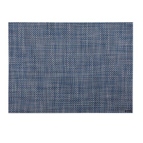 Chilewich Basketweave Placemat Rectangular Denim 100110-012