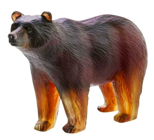 Daum  Dark Amber Bear 05423