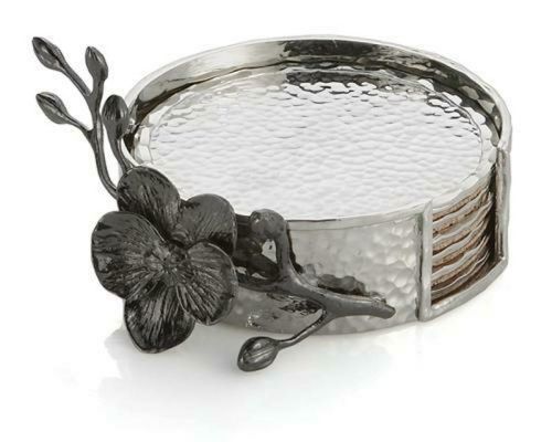 Michael Aram Black Orchid Coaster Set Of 6 110832