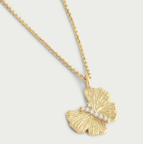 Anabel Aram Butterfly Gold Necklace 13021103023
