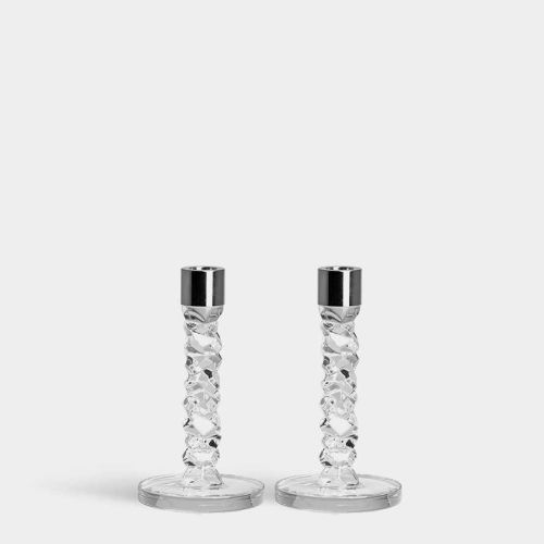 Orrefors Carat Candlestick Small Set of 2 6719396