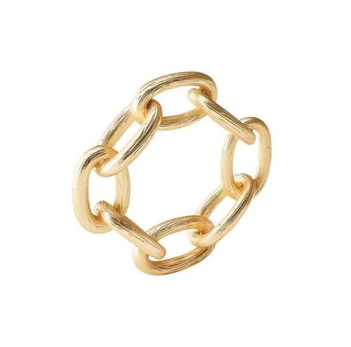 Kim Seybert Chain Link Napkin Ring Gold Set Of 4 NR2222450GD