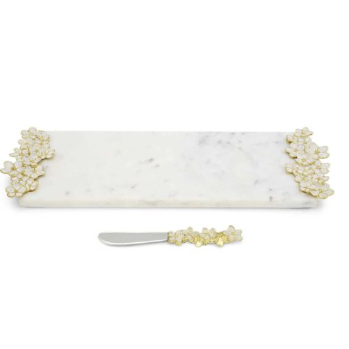 Michael Aram Cherry Blossom Small Cheese Board W/ Knife 123606
