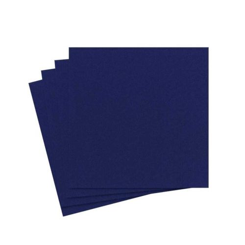 Caspari Cocktail Napkin Paper Linen Navy 15/Pk 103CG
