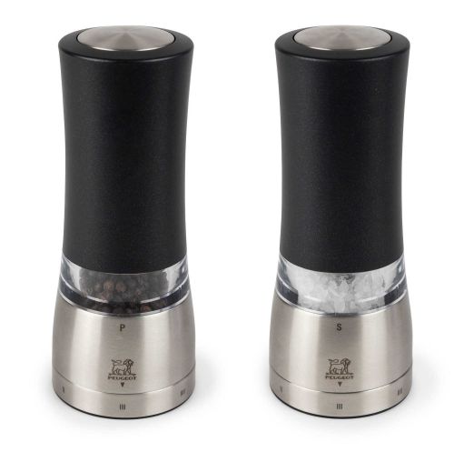Peugeot  Daman Electric DUO Salt and Pepper Mills, Iridescent Black, 18 cm - 7in 2/43179