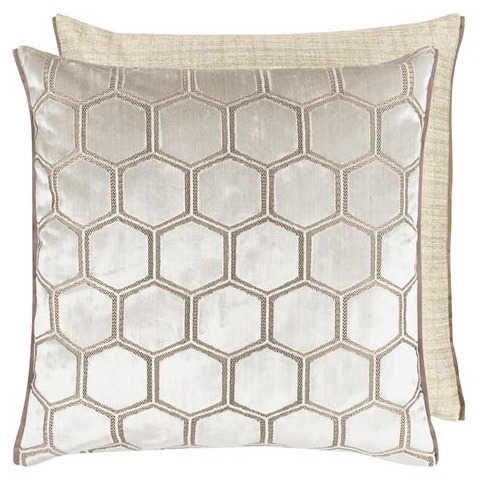 Designers Guild Decorative Pillow Manipur Oyster 55x55cm CCDG1168