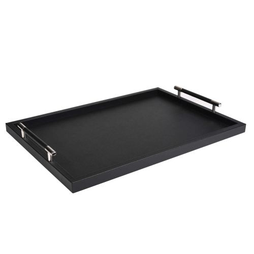 Pinetti Dedalo Liverpool Large Rectangular Tray Black 00.1113.029.001