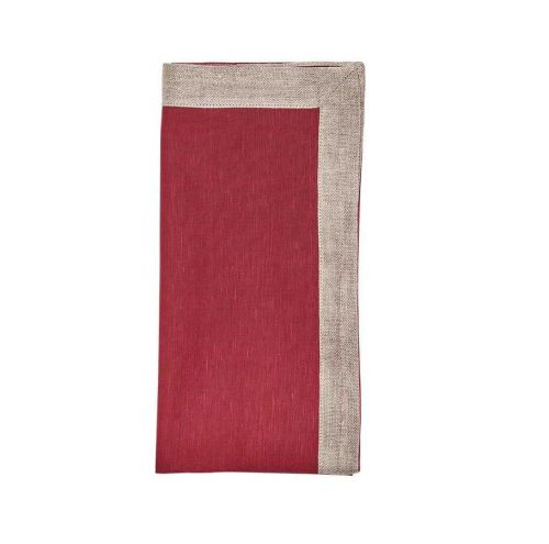 Kim Seybert Dip Dye Napkin Red/Burgundy Set Of 4 NA1159061RDBUR