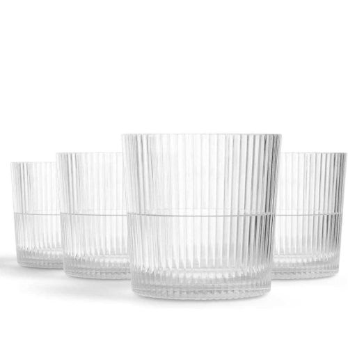 Drinique Edition Tumbler 12oz Set of 4 Clear EDT-TU-CLR-4
