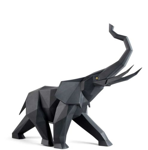 Lladro  Elephant (black) 01009559