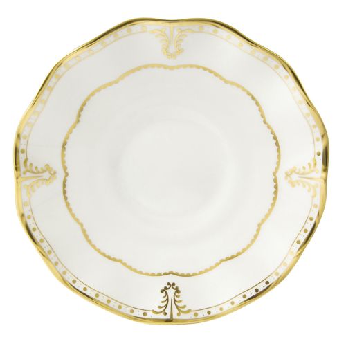 Royal Crown Derby Elizabeth Gold Tea Saucer 90DELIZA00131