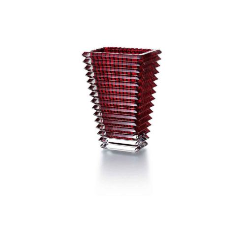 Baccarat Eye Vase Red Rectangular, Small 2802298