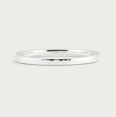 Anabel Aram Farrier SILVER MEDIUM HINGED BANGLE 12112113324