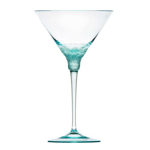 Moser Fluent Martini Pebbles Beryl 30129---260-ml-GLASS-CUT-PEBBLES-beryl