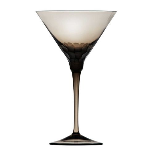 Moser Fluent Martini Pebbles Smoke 30129---260-ml-GLASS-CUT-PEBBLES-smoke