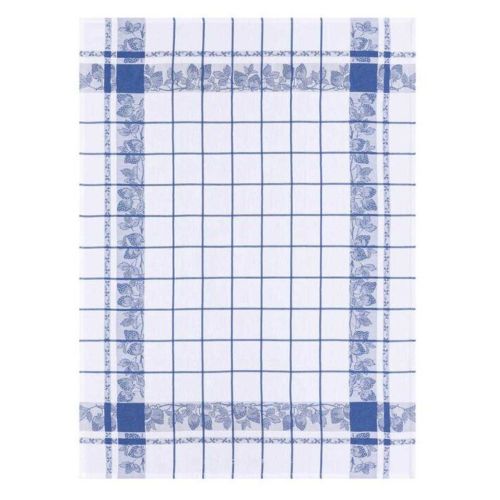 Le Jacquard Francais Fraises - French Blue Tea Towel 24&quot X 31&quot 20550