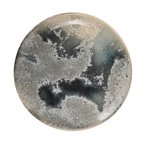 KH Wurtz Glaze B White & Soft Blue Classic Dinner plate KHW-CD-B