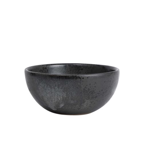 KH Wurtz Glaze E Black Medium Deep Bowl (#10) KHW-10-E