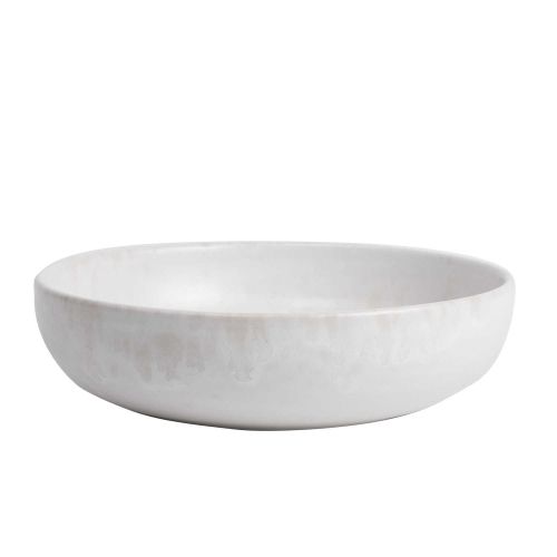 KH Wurtz Glaze I Ivory White Large Shallow Bowl (#13) KHW-13-I