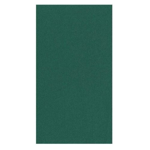 Caspari Guest Towel Paper Linen Hunter Green 12/Pk 109GG