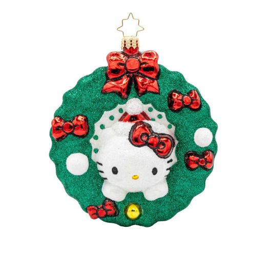 Christopher Radko  Hello Kitty's Holiday Wreath 1022419