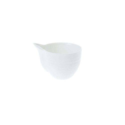 JL Coquet Hemisphere Satin White Creamer HEM4026BS0000