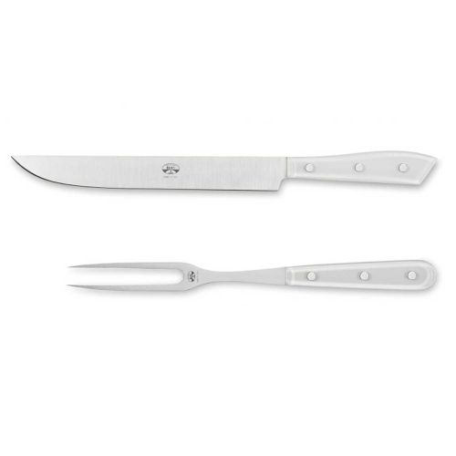 Berti Ice Lucite Compendio Carving Set,  Polished Blade 8368