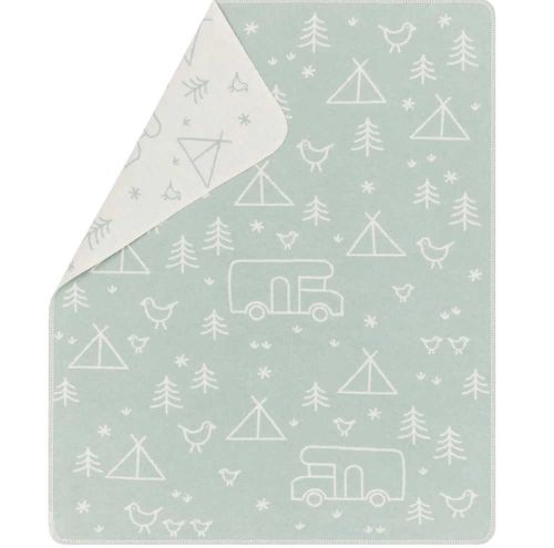 Fussenegger Juwel Light Green Baby Blanket Camping 90x70cm 73395179