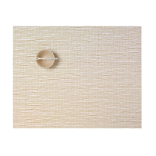 Chilewich Lattice Table Mat 14x19 Gold 100124-004