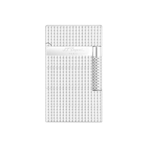 Dupont Le Grand Lighter Silver Diamond Head C23011