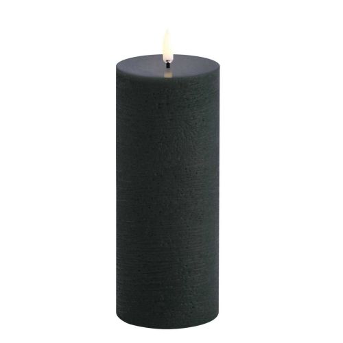 Uyuni Led Pillar Candle Rustic Pine Green 20cm UL-PI-PG-C78020