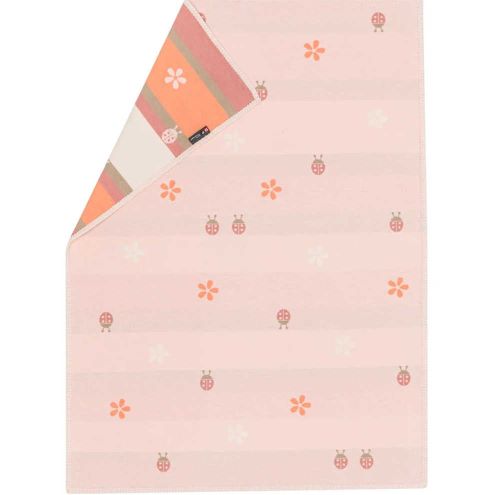 Fussenegger Lena Rose Baby Blanket Ladybugs 100 X75 Cm 69161470