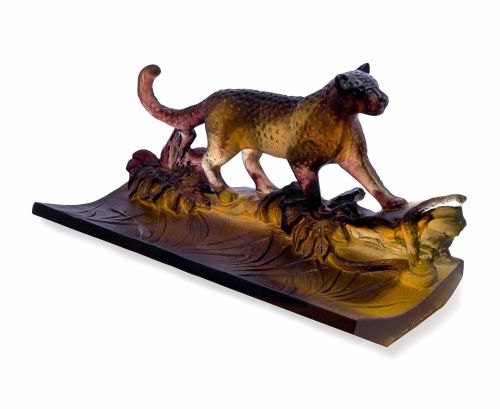 Daum  Leopard Pen Holder 05745