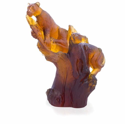 Daum  Leopard Pencil Holder 05746