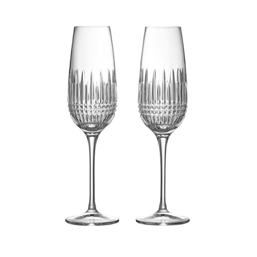 Waterford Lismore Diamond Essence Flute 10.5oz Set/2 1065340