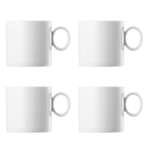 Rosenthal Loft White 11oz Mug Set of 4 11900-800001-15503-4