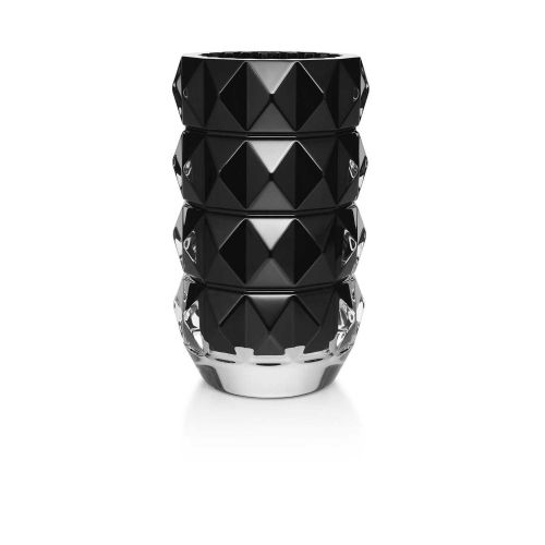 Baccarat Louxor Round Vase Black 2814805