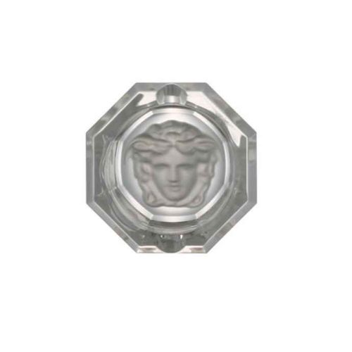 Versace Medusa Lumiere Ashtray Ashtray, Crystal 3 1/4 Inch 20665-110835-47508
