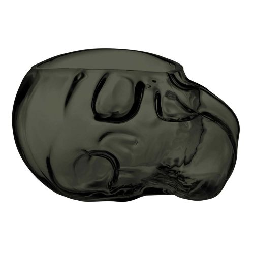 Nude Glass Memento Mori Skull Bowl L Smoke 1076779