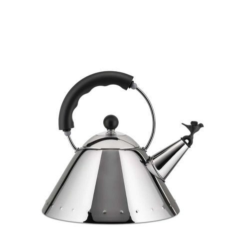 Alessi Michael Graves Kettle Bird Shaped Whistle Black 9093B