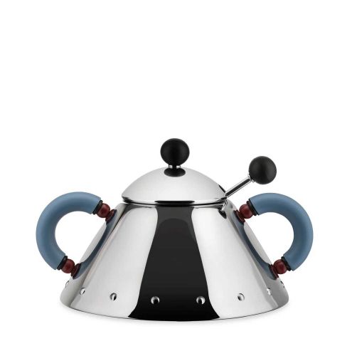 Alessi Michael Graves Tea Sugar Bowl And Spoon 9097