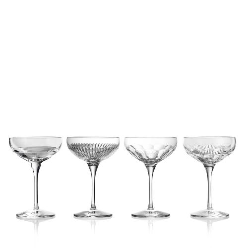 Waterford Mixology Coupe Large 280ml 9floz, Mixed Set Of 4 1070495