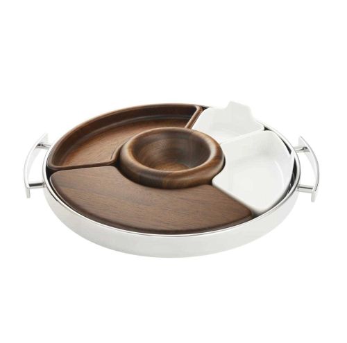 Christofle Mood Coffee Tray 32 Cm Mood Stainless Steel B05900636