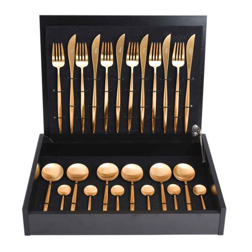 Cutipol Moon Matte Gold 24 Pc Set MO.006.GB
