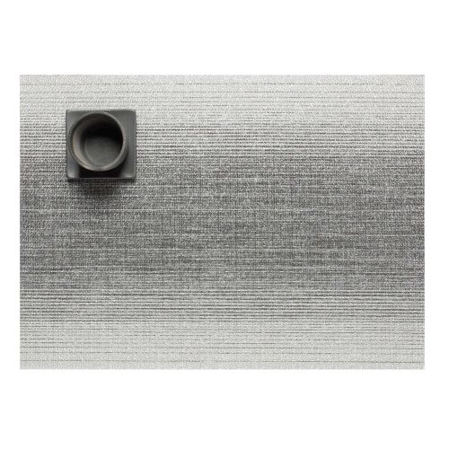 Chilewich Ombre Placemat Rectangular Silver 100455-002