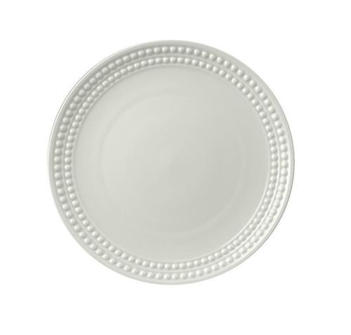 L'Objet Perlee White Dinner Plate PR110